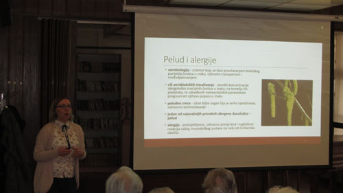 Predavanje Ivane Fičko- “Pelud-alergeni u zraku na području KCKŽŽ”